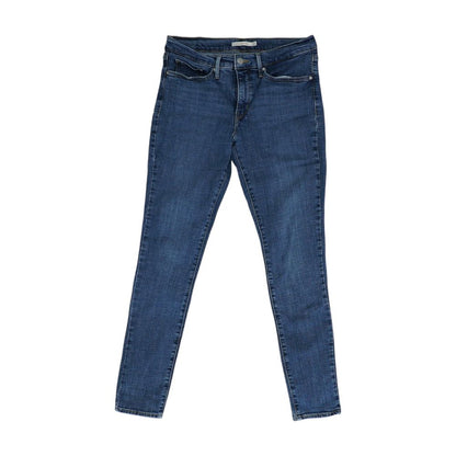 Blue High Rise Skinny Leg Jeans