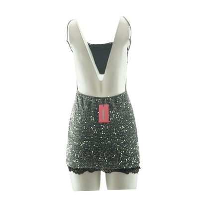 Gray Mini Dress
