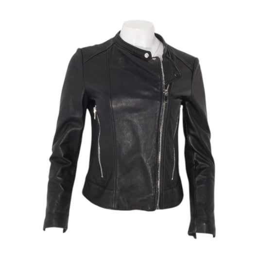 Black Nappa Leather Jacket