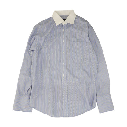 Blue Striped Long Sleeve Button Down