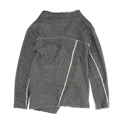 Charcoal Herringbone Coat
