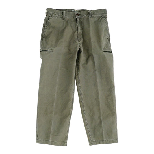Charcoal Solid Cargo Pants