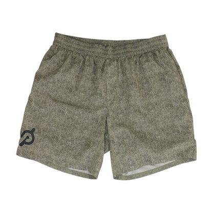 Green Graphic Active Shorts