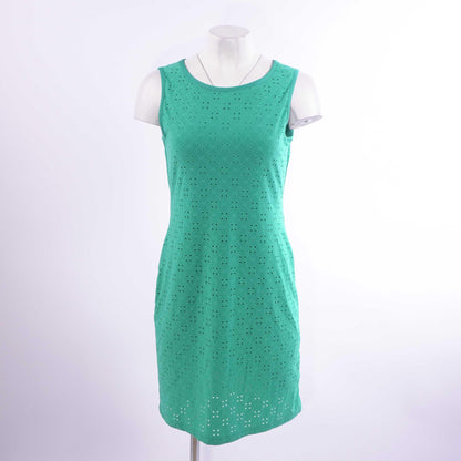 Green Solid Mini Dress