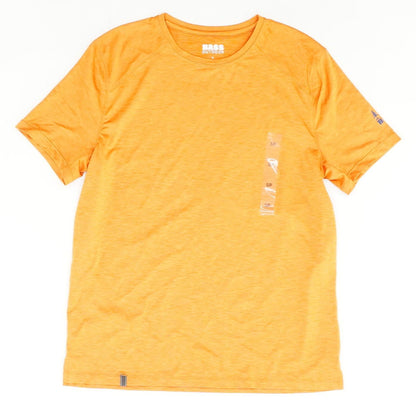 Orange Solid Active T-Shirt