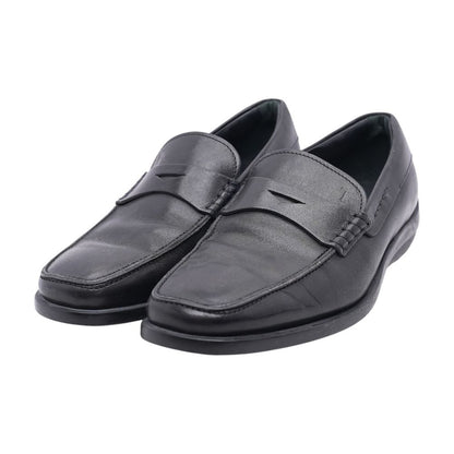 Black City Gommino Leather Hardsole Penny Loafers Driving Shoe
