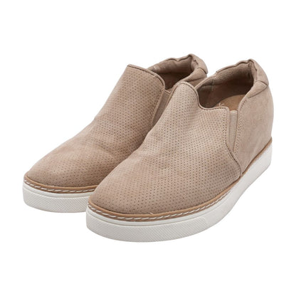 Time Off Beige Slip On Athletic Shoes