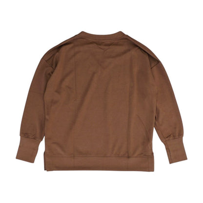 Brown V-Neck Pullover