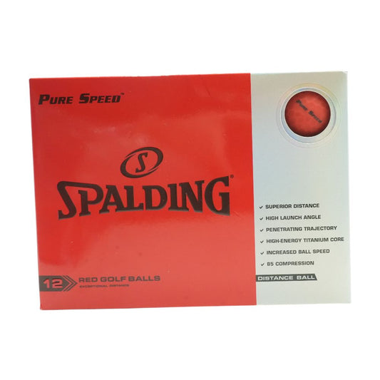 Pure Speed Red Golf Balls