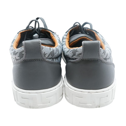 Gray Low Top Athletic Shoes