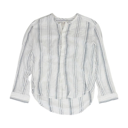 White Striped Button Down