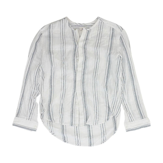 White Striped Button Down