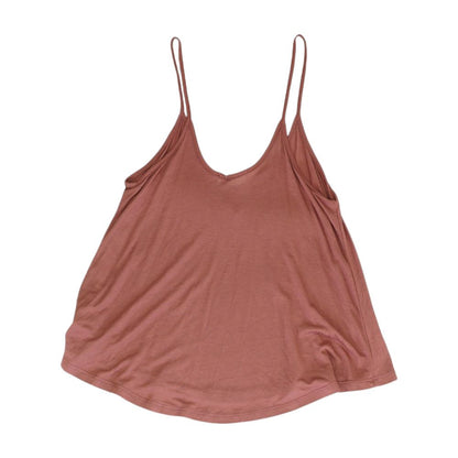 Pink Solid Sleeveless Blouse