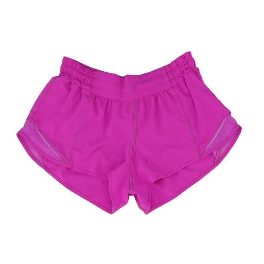 Pink Solid Active Shorts
