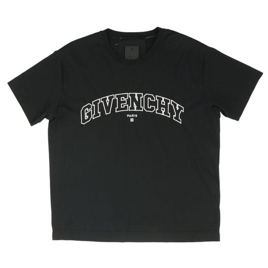Black Embroidered Detail Crewneck T-Shirt