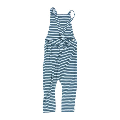 Gray Striped Jumpsuit
