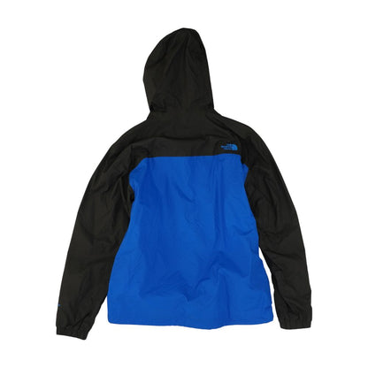 Blue Color Block Rain Jacket