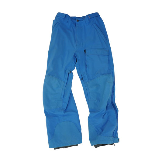 Blue Solid Ski Pants