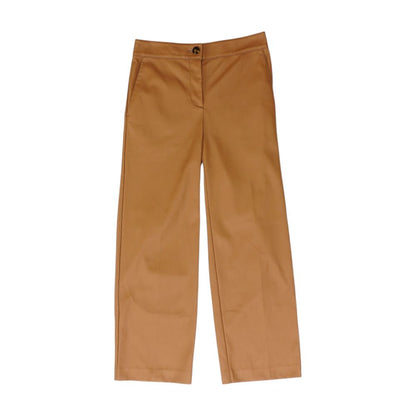 Brown Solid Pants