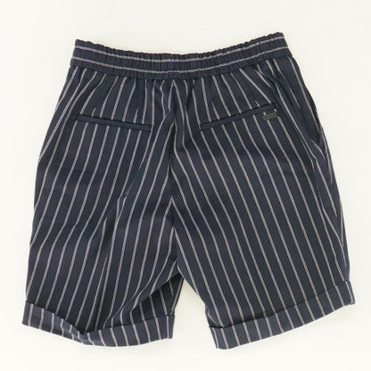Blue Striped Chino Shorts
