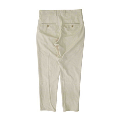 Beige Tapered Pants
