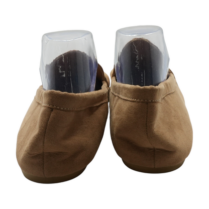 Tan Slip-On Flats