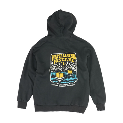 Charcoal Solid Hoodie Pullover