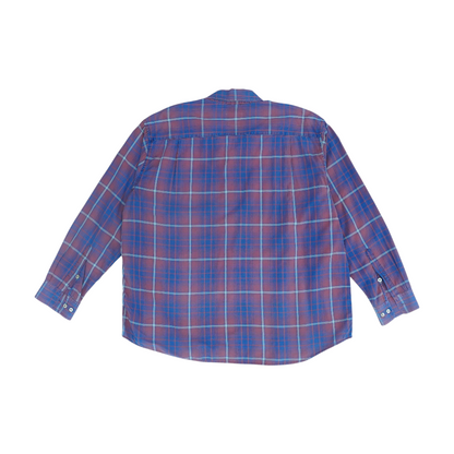 Red Plaid Long Sleeve Button Down