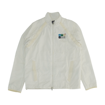 White Solid Active Jacket