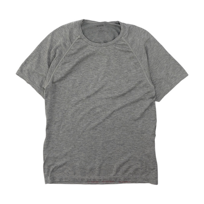 Gray Solid Active T-Shirt