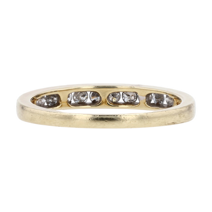 10K Yellow Gold Diamond Band Ring