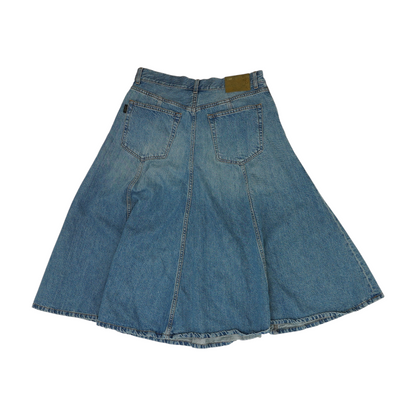 Blue Midi Skirt
