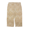 Beige Plus Size Paisley Wide Leg Pants