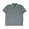 Gray Tall Solid Short Sleeve Polo