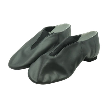 Women's Black Dance Jazz Slip On Shoes