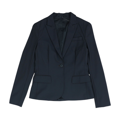 Black Solid Blazer