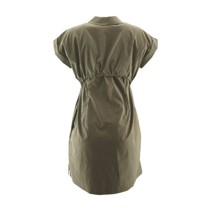 Tan Formal Mini Dress