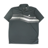 Black Striped Short Sleeve Polo