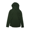 Green Solid Hoodie Pullover