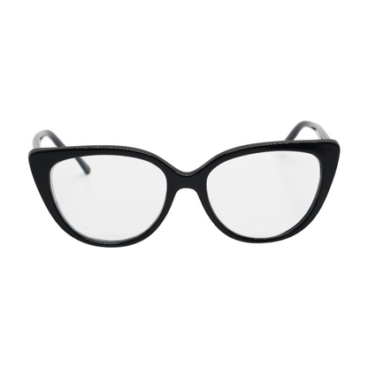 Black Luxemborg Cat Eye Prescription Eyewear