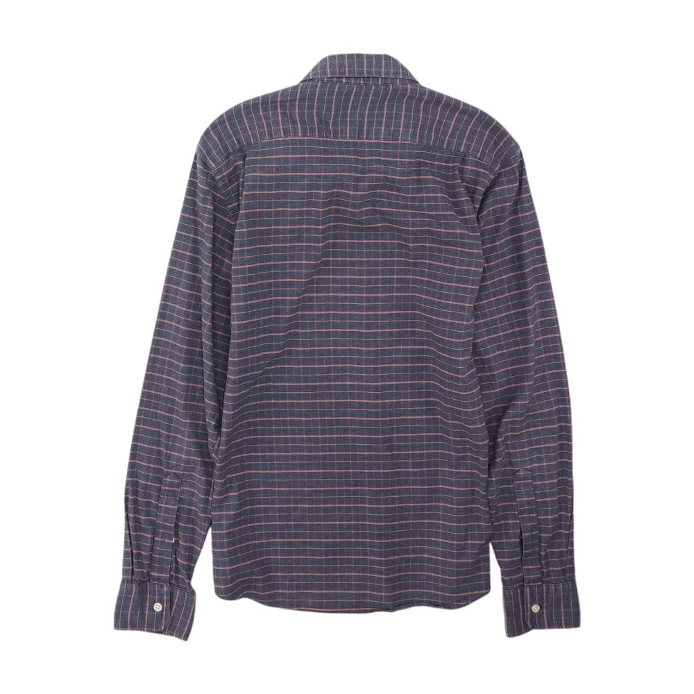 Blue Check Flannel Button Down