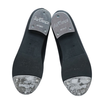 Black Tap Dance Ballet Flats