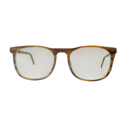 Brown Alvin W Square Prescription Eyewear