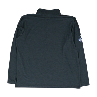 Charcoal UMass Boston Beacons Solid 1/4 Zip Pullover
