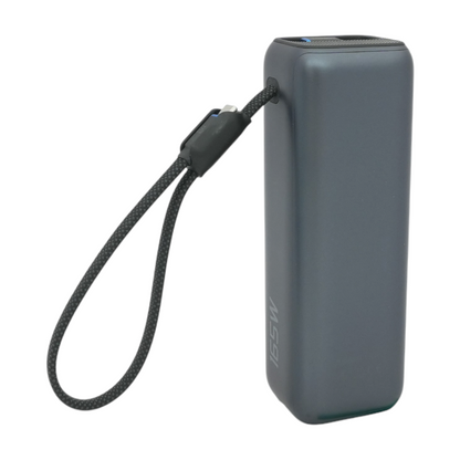 25K 165W Power Bank with Built-In USB-C Cables
