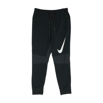 Black Color Block Tapered Pants