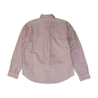 Pink Striped Long Sleeve Button Down