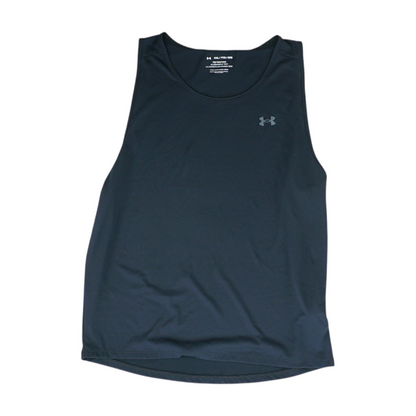Black Solid Active Tank