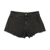 Abercrombie & Fitch Black Solid Denim Shorts – Image 1