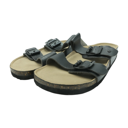 Black Flat Sandals